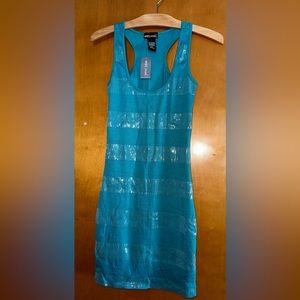 Striped Sequin Bodycon Dress